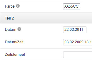 Ein Zwischentitel in der Editiermaske